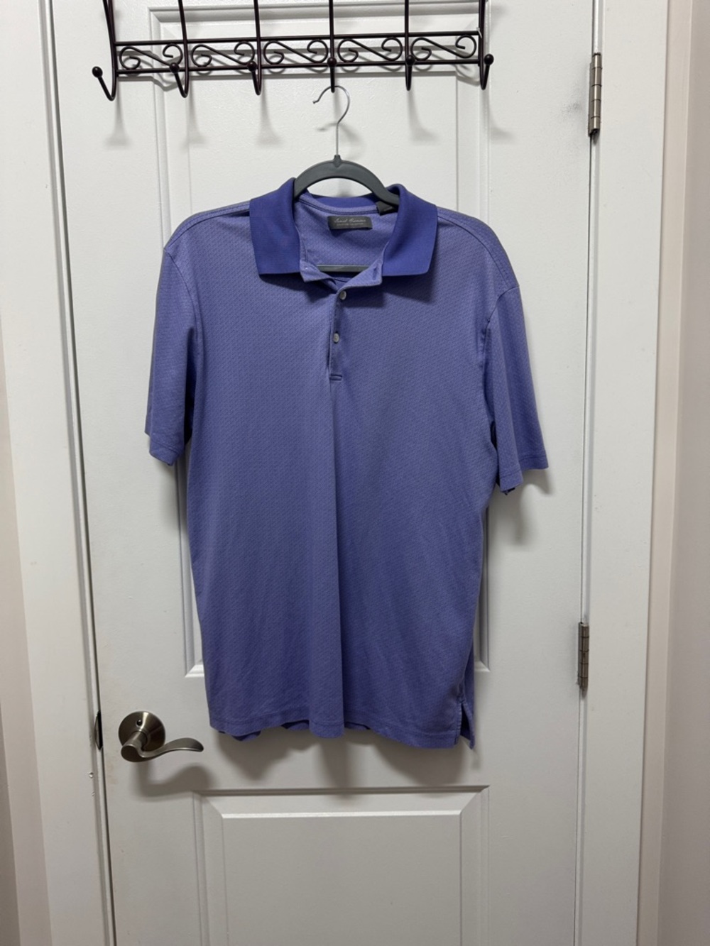 Daniel Cremieux Signature Collection Lavender Short-Sleeve Polo